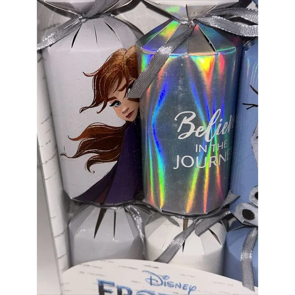 Disney Frozen 2 II 6 Surprise Crackers Womens Socks Sizes 4 To 10 Christmas Gift